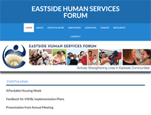 Tablet Screenshot of eastsideforum.org